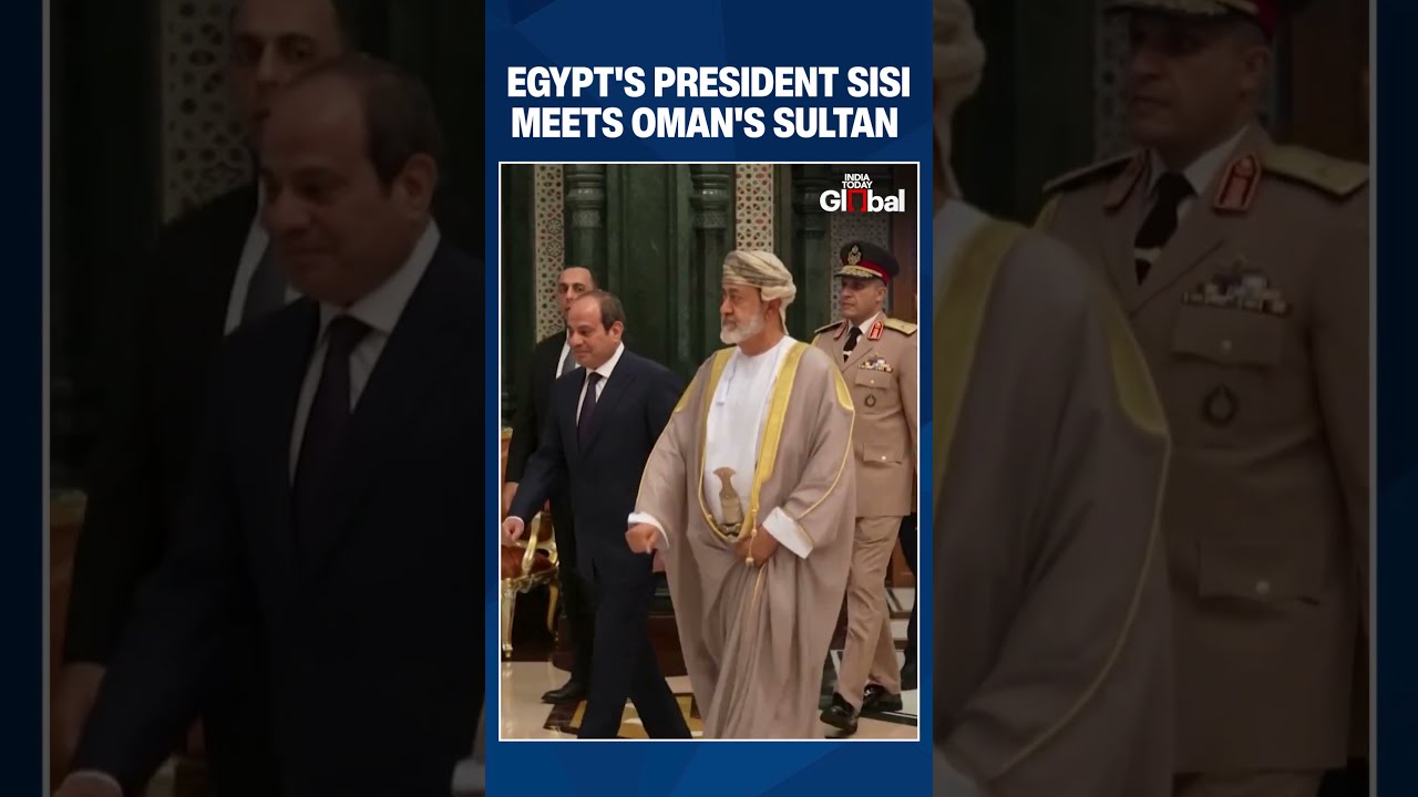 Egypt&rsquo;s Sisi Visits Oman as U.S.-Iran Talks Intensify Amid Push for Temporary Truce |#shorts