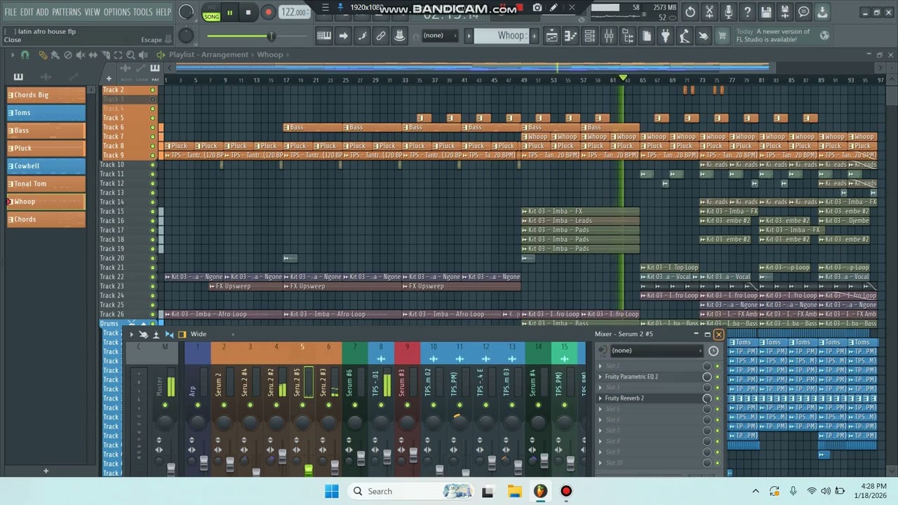 Latin Afro House FLP 🔥 | Pro FL Studio Project (Stock Plugins + Serum) 2026