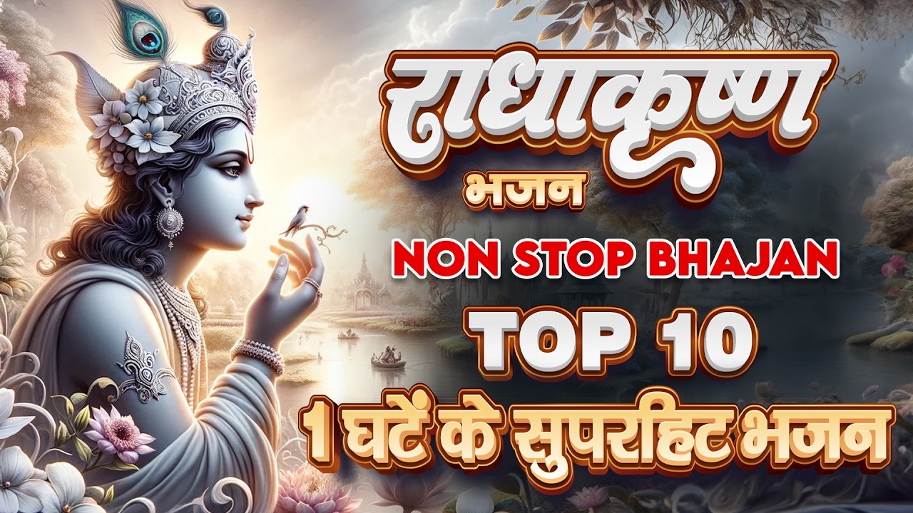 राधाकृष्ण भजन | Non Stop Krishna Bhajan | Top 10 | 1 घंटे के सुपरहिट भजन 2026