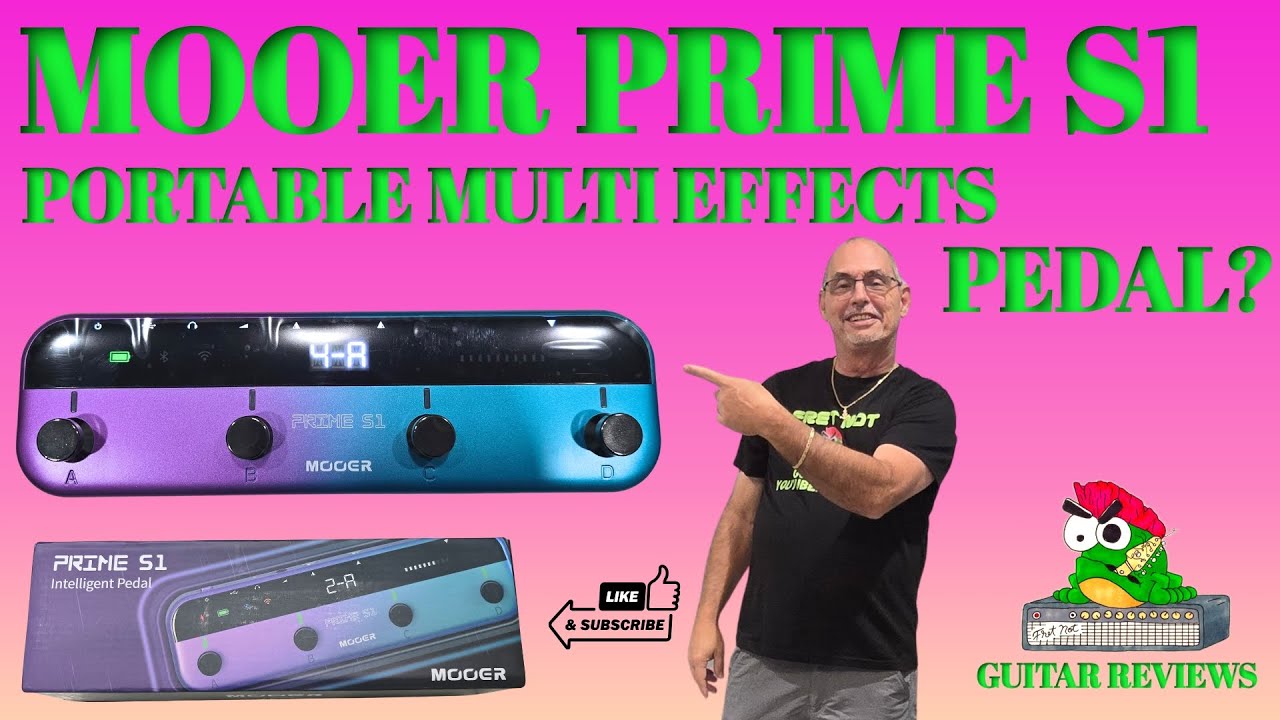 Обзор Mooer Prime S1: портативная мультиэффектная педаль?