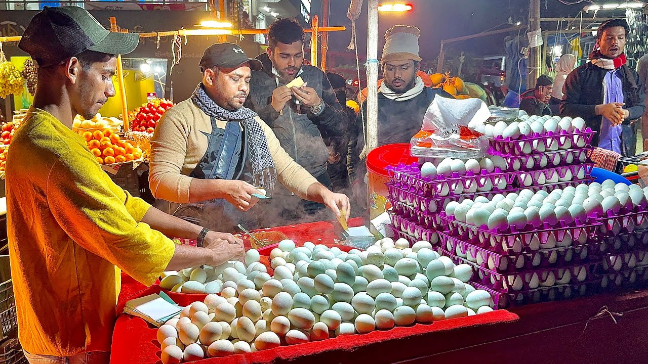 Famous Boiled Egg with Spicy Masala and Chutney of Demra | 3000 Egg Sold Everyday | Healthy Food