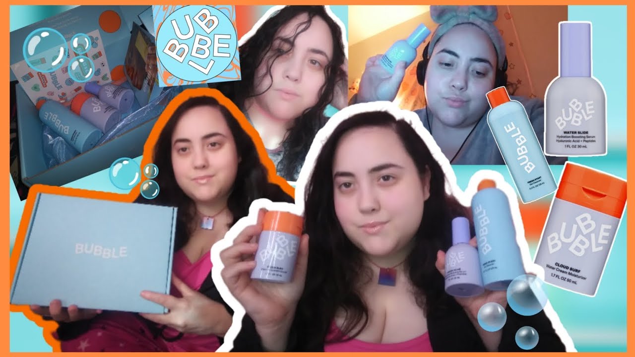 🫧Bubble UNBOXING + Trying for the first time 🫧 (Bubble Skincare + Review) 💙