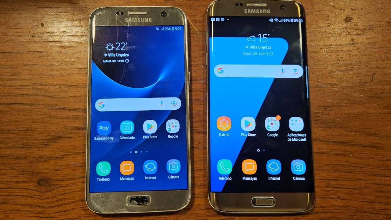 Samsung Galaxy S7 VS S7 Edge (Comparativa) 