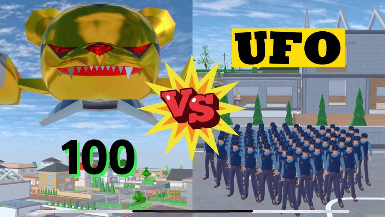 How to defeat UFO in SAKURA School Simulator #sakuraschoolsimulator