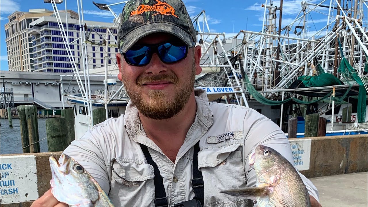 Fishing behind the Hardrock Casino Biloxi MS