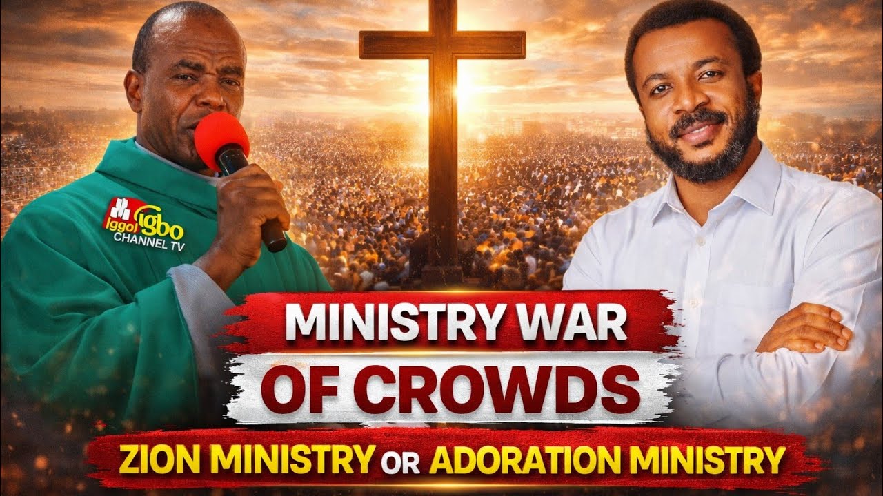 MINISTRY WAR - WHO HAS THE BIGGEST CROWD ZION MINISTRY OR REV FATHER EJIKE MBAKA ADORATION MINISTRY 