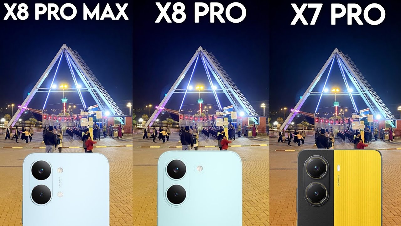 Тест камер Poco X8 Pro Max, Poco X8 Pro и Poco X7 Pro.