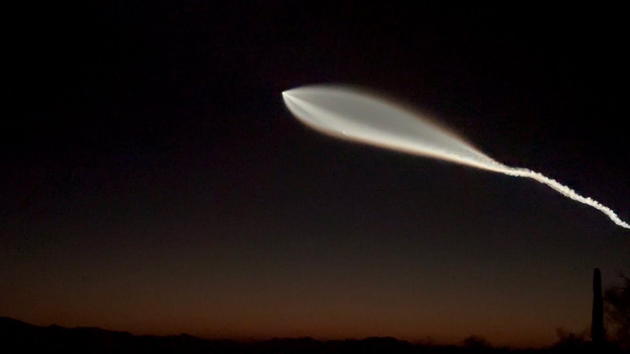 Strange  phenomenon in the sky over Quartzsite, AZ / February 10, 2025 at 7:13pm