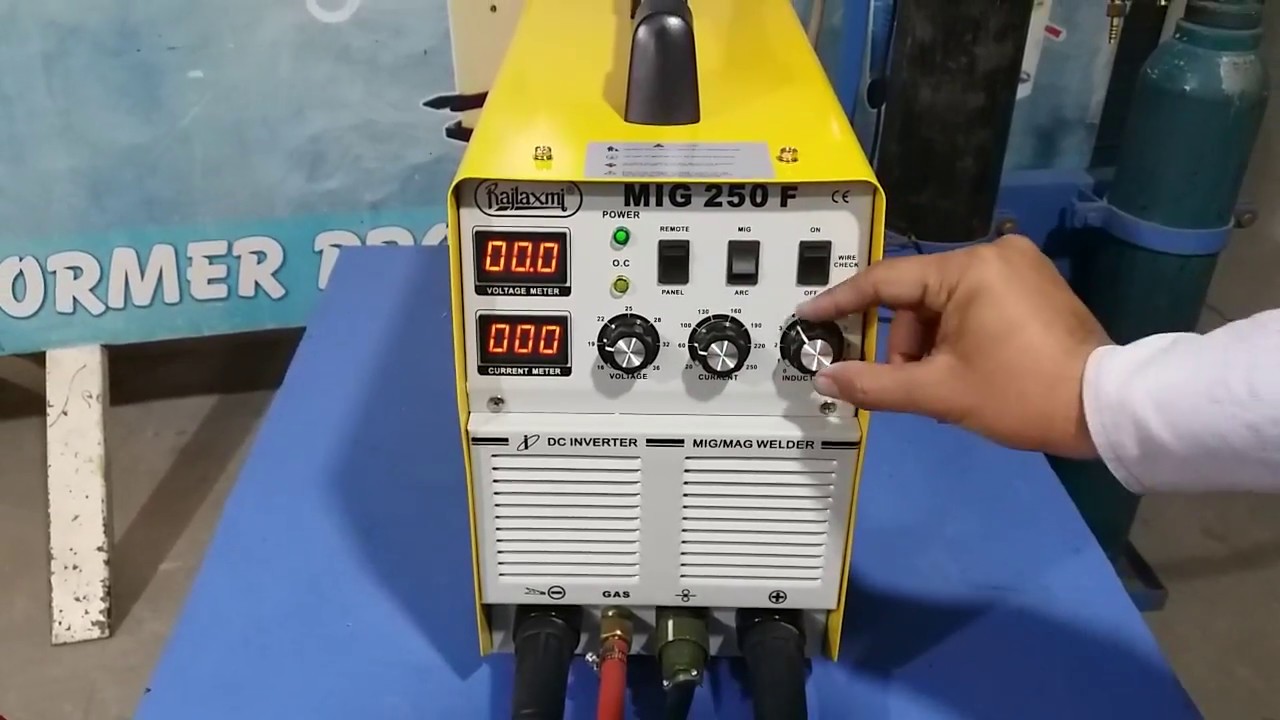 RAJLAXMI MIG 250F 3-PH WITH FEEDER WELDING MACHINE WORKING PRINCIPLE IN HINDI