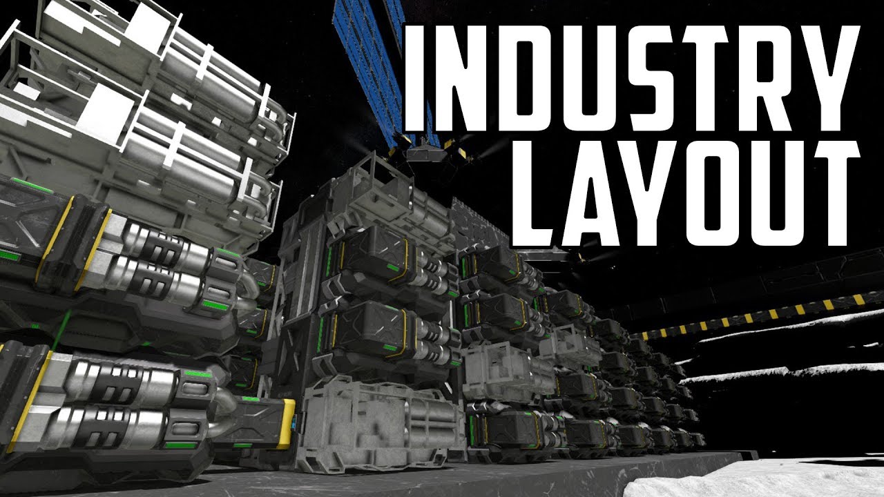 Space Engineers - S1E36 'Basement Industry Layout'