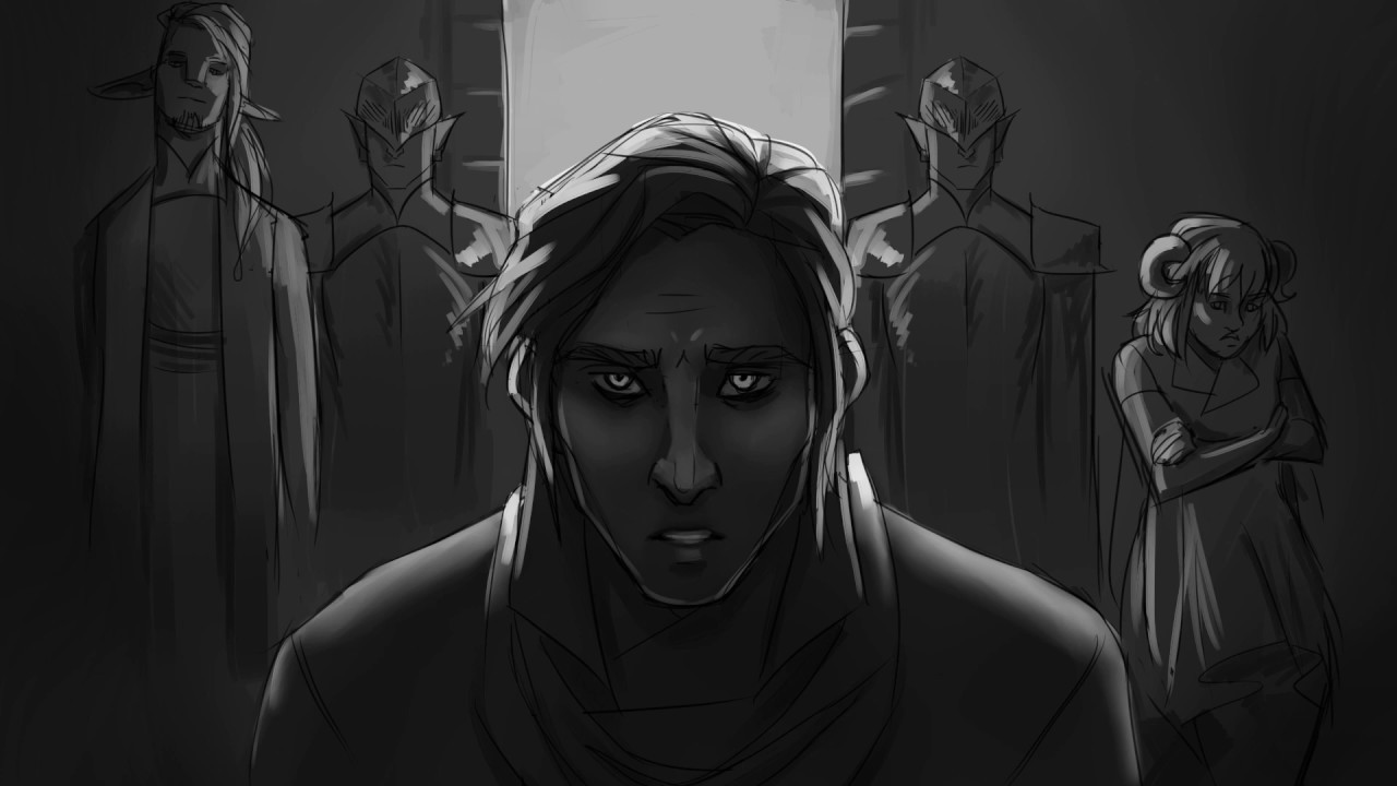 The Prison Cell  || Critical Role animatic/story board [SPOILERS C2EP77]