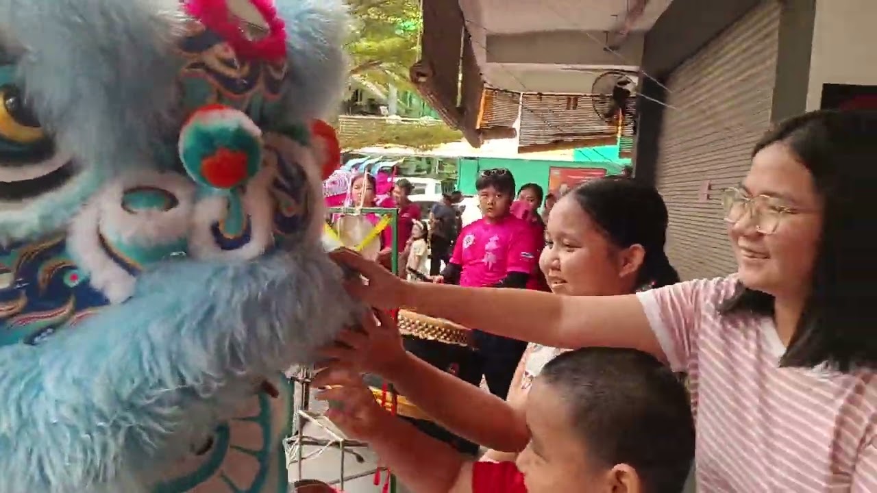 Lion Dance Arrival and Blessing 