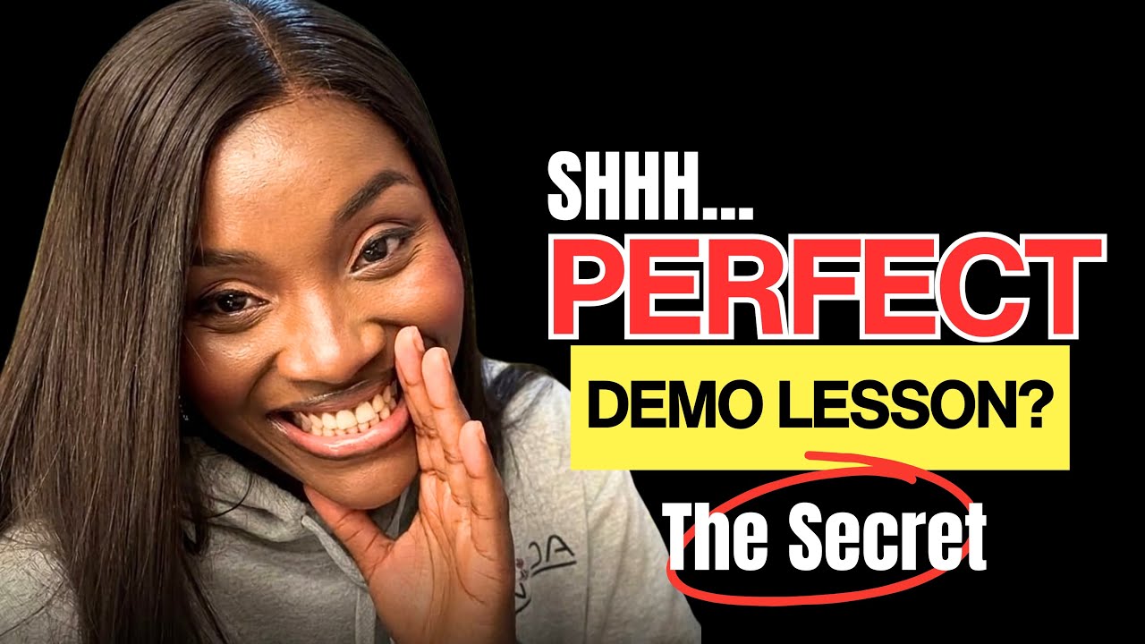 THE SECRET to Crushing Your Online Demo Lesson (and Getting Hired!)