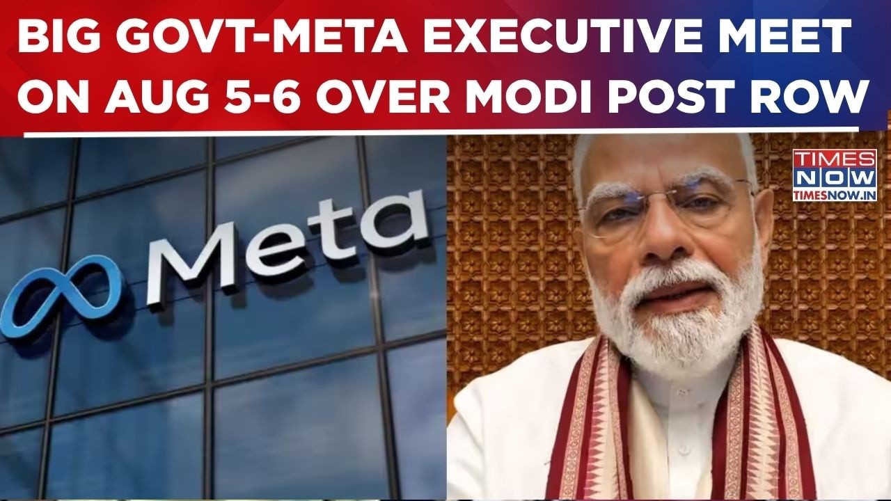 Big Govt-Meta Executive Meet On Aug 5-6 Over PM Modi Post Row, Instagram Safety Issues | Top News