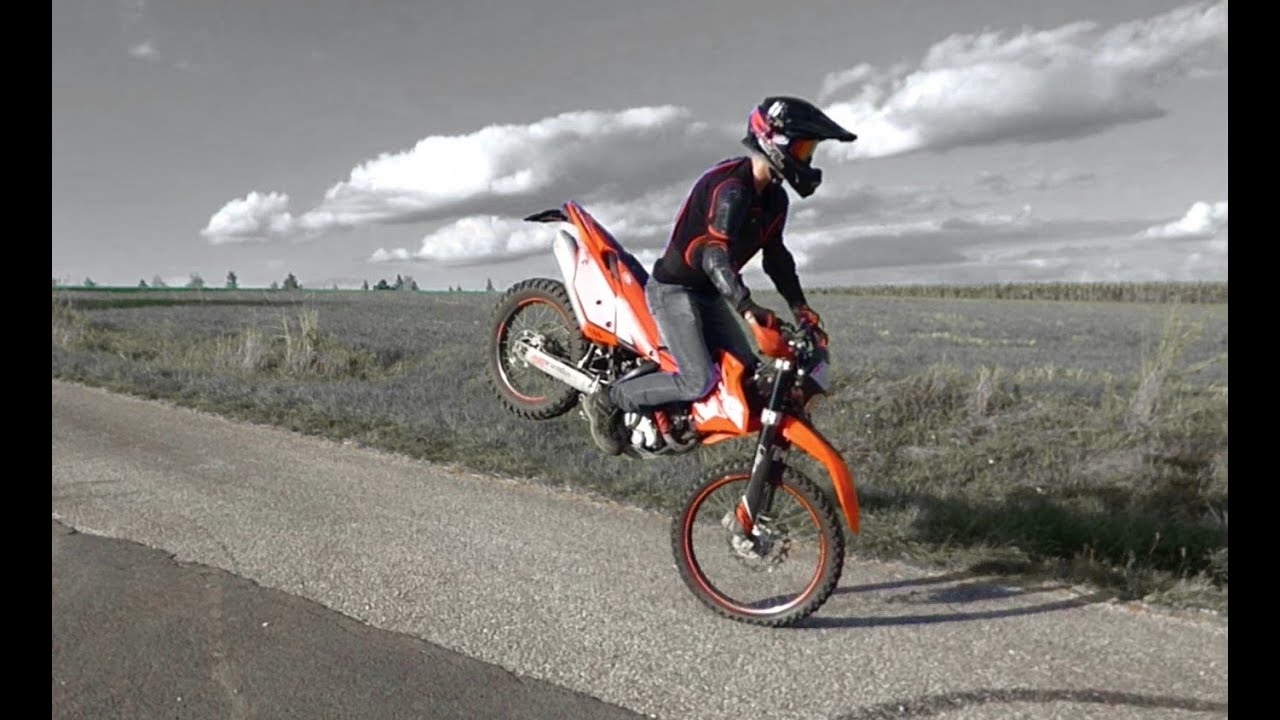 BE - Beta rr 125 LC Stuntriding - Wheelies/ 12 o`clock/ Stoppies/ Burnouts