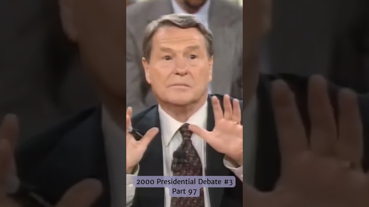 Part 97 #2000election #debate #presidentialhistory