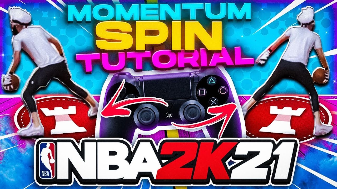 HOW TO MOMENTUM SPIN AND MOMENTUM BEHIND THE BACK TUTORIAL w/ HANDCAM IN NBA 2K21