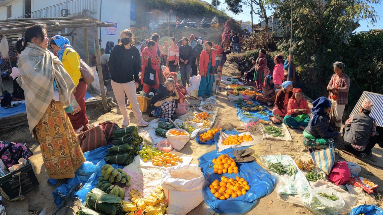 A Glimpse into Saturday Weekly Village Market | video - 81 | Winter Village Life Nepal | BijayaLimbu