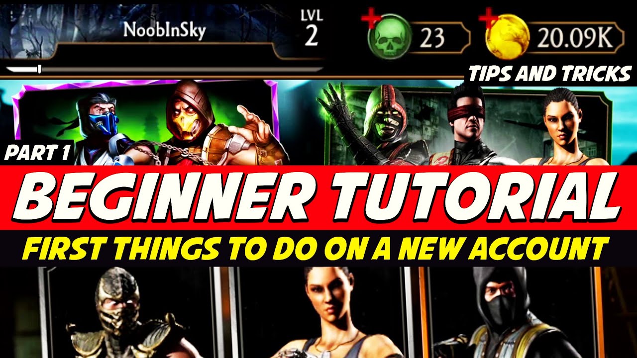 Beginner Tutorial in MK Mobile. Do THIS ASAP! Tips and Tricks for New Players in 2022. (Part 1)