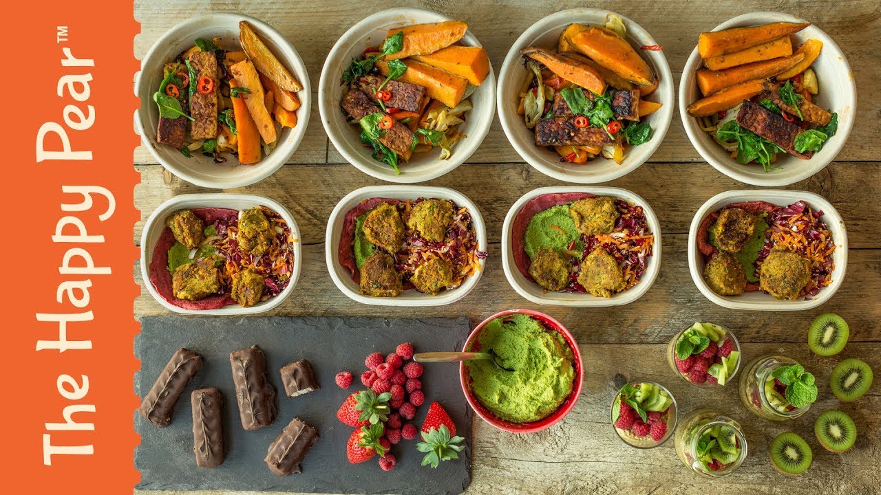 VEGAN RAINBOW MEAL PREP | THE HAPPY PEAR