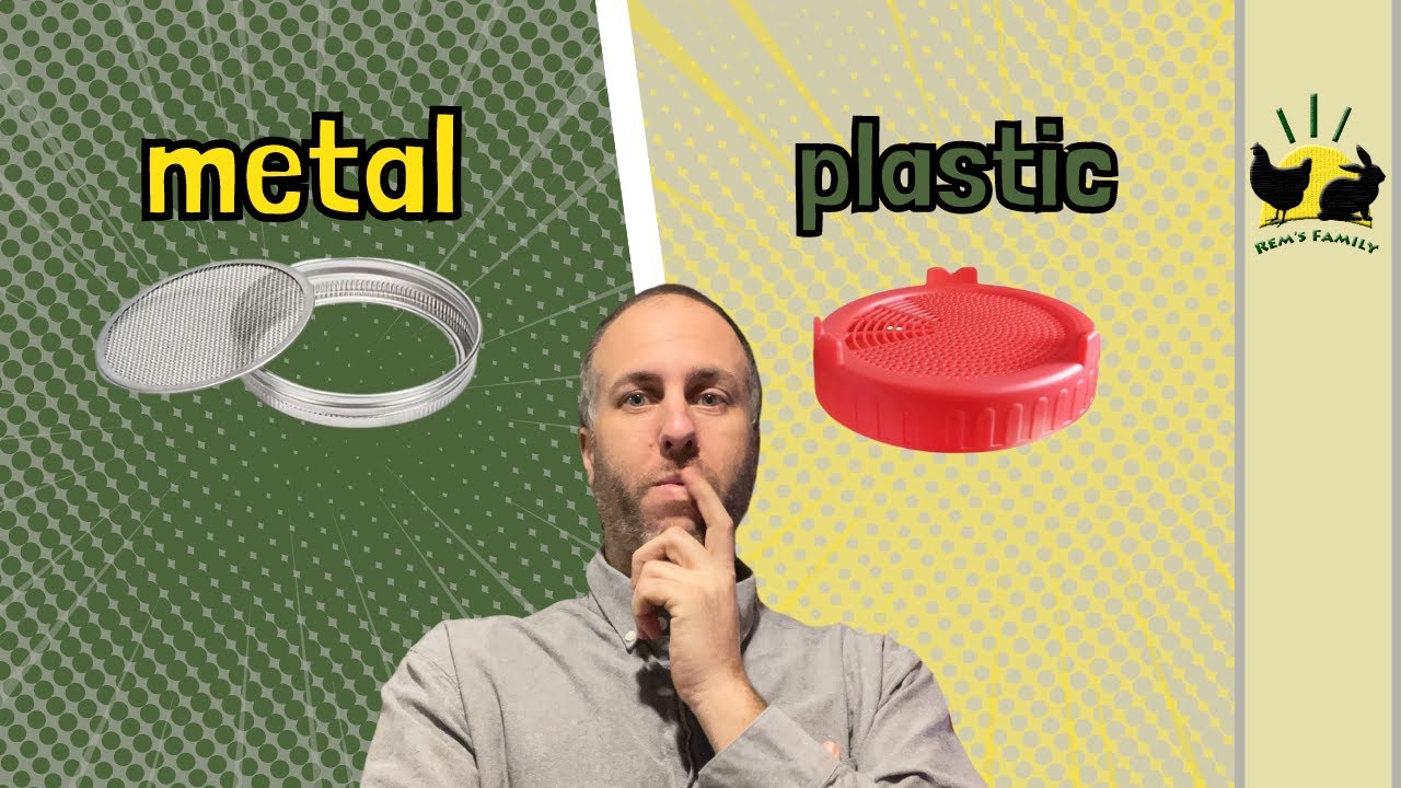 Metal vs. Plastic Lids for Mason Jars | Which is Best for Growing Sprouts?