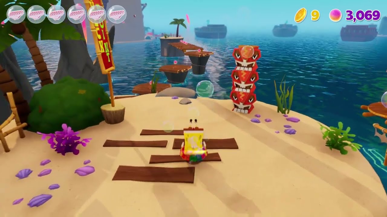 All 5 Lost Penny Locations in Pirate Goo Lagoon | SpongeBob: The Cosmic Shake