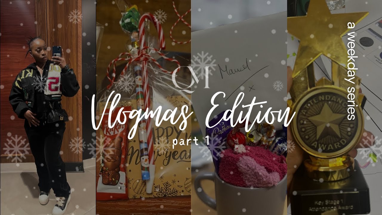 VLOGMAS EDITION PART 1 | WEEKDAY SERIES | MAINTENANCE, STAFF PARTY, XMAS JUMPER & MORE | QUEENMAWEL
