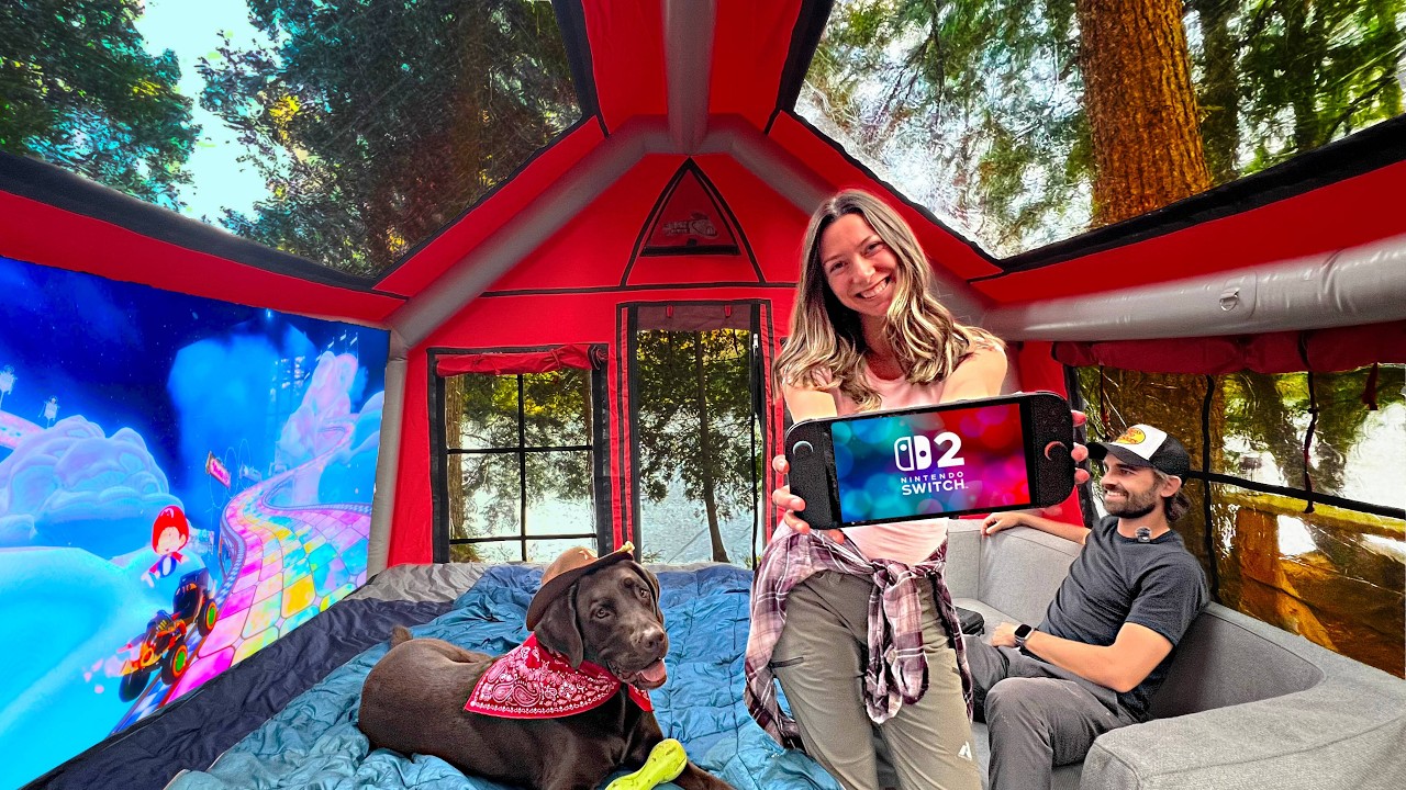 Мы превратили кемпинг в пятизвездочный отель с Nintendo Switch 2