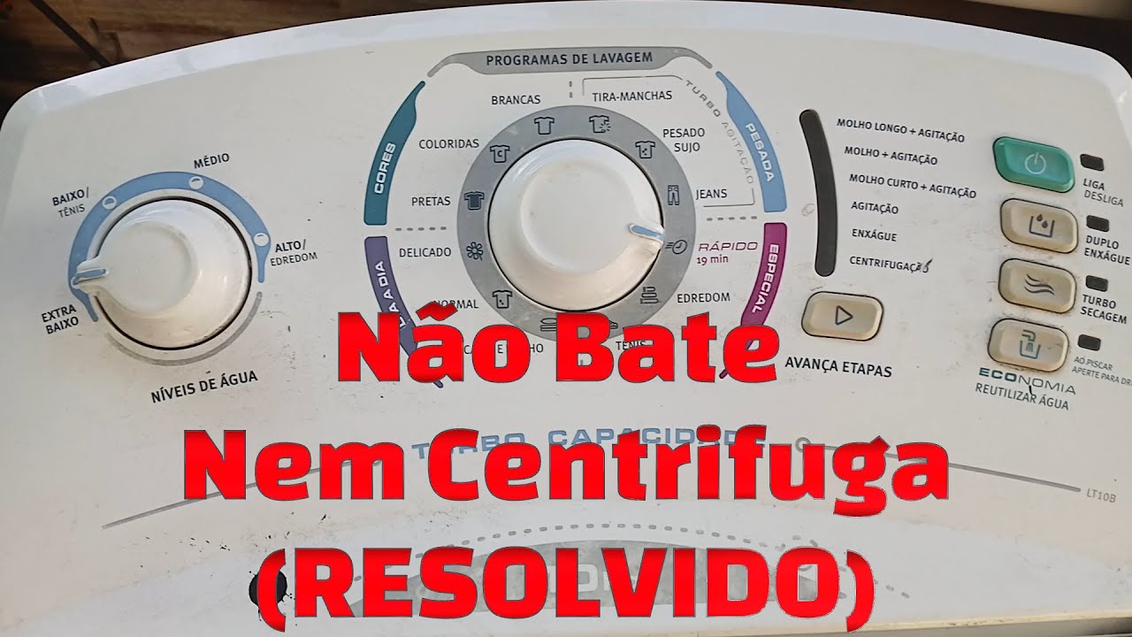Máquina de Lavar Electrolux Não Bate Nem Centrifuga – Descubra o Defeito e Como Resolvi!  #diy
