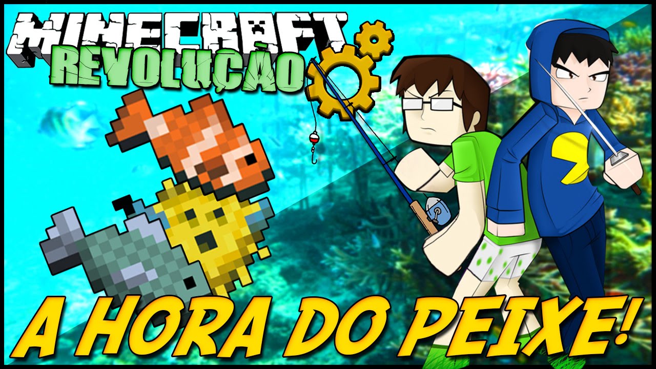Minecraft: A REVOLUÇÃO - HORA DO PEIXE! #24