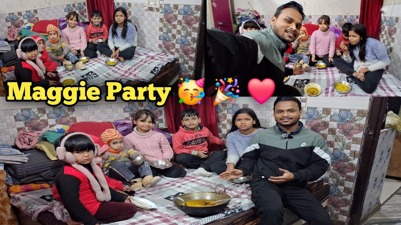 Birthday Party Diya Sabko||Maggie Party 🥳 🎉 🤪 ✨️ 