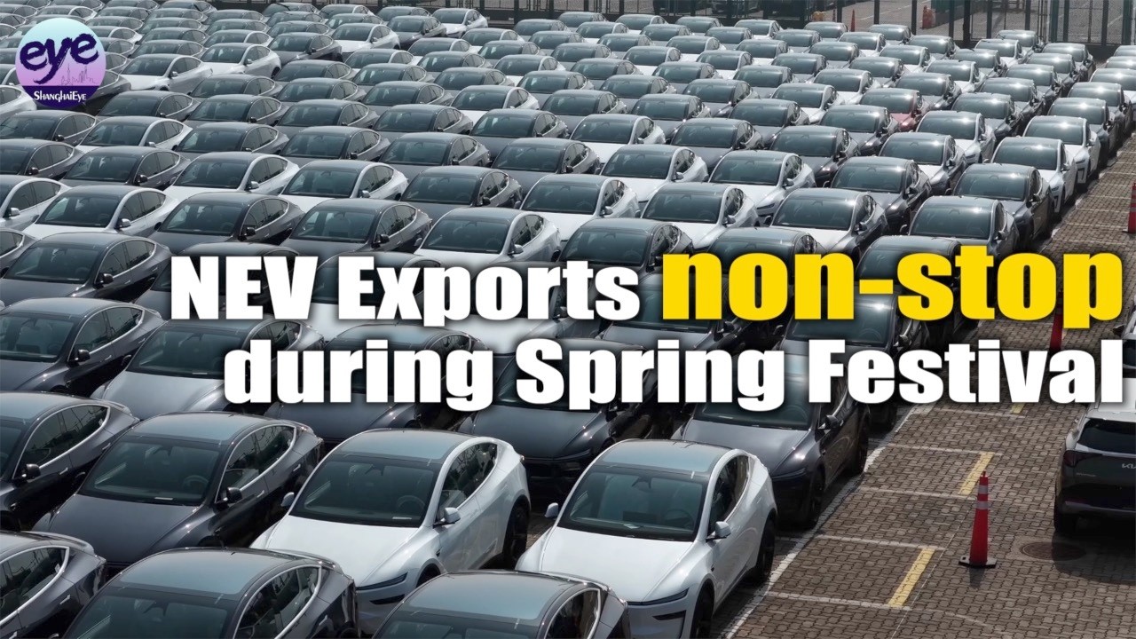 Tesla, BYD and more... Shanghai Port hits pre-holiday vehicle export peak ahead of Chinese New Year