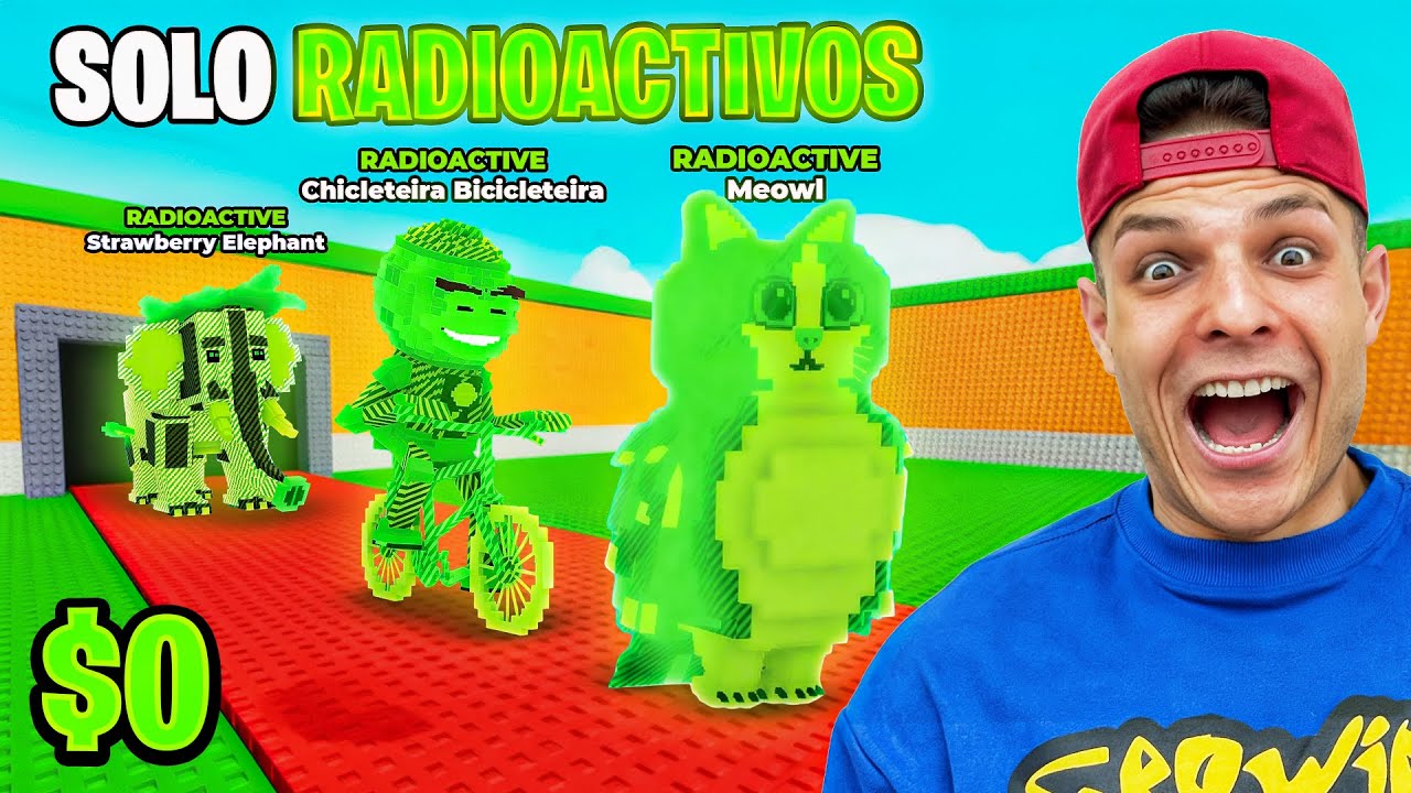 DE $0 A $100T SOLO CON BRAINROTS RADIACTIVOS