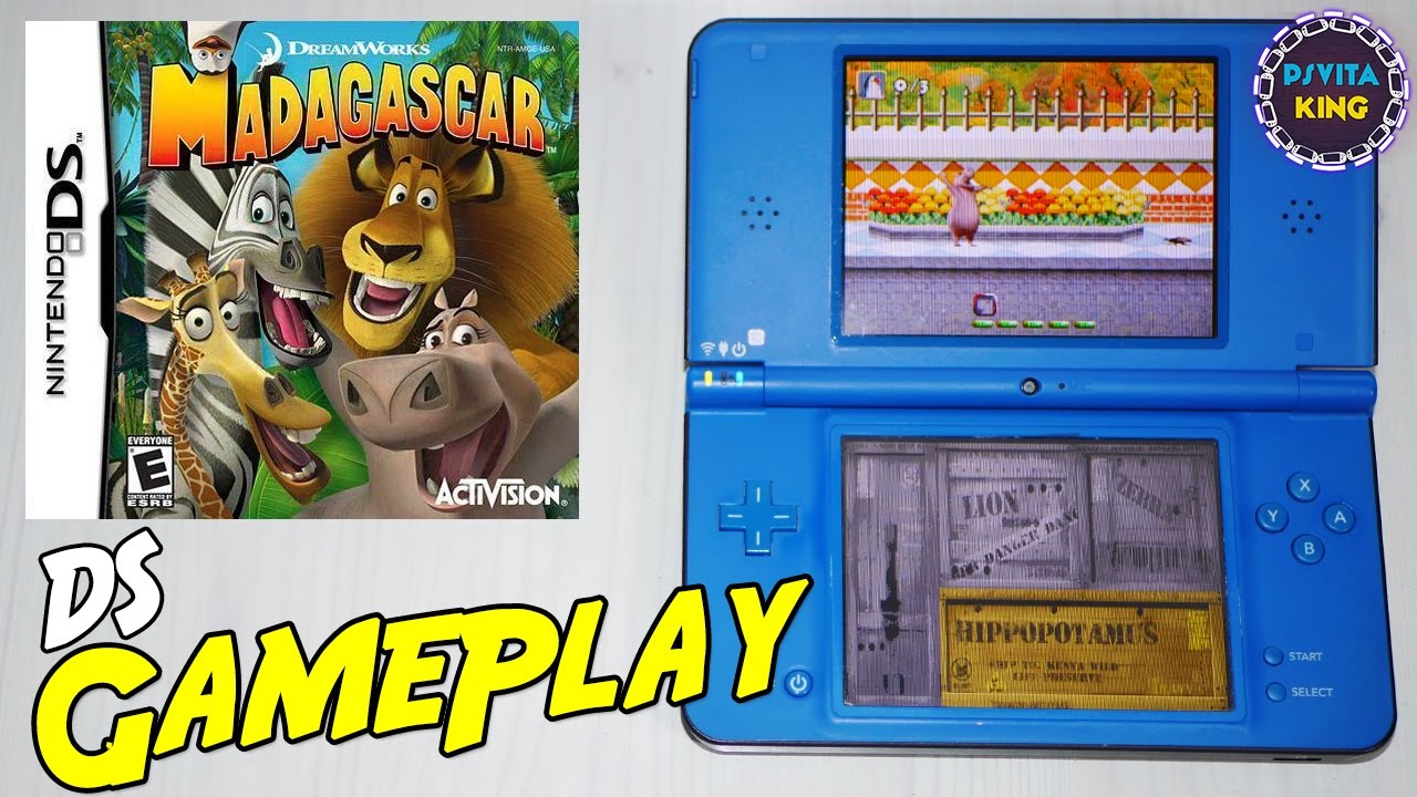 Madagascar NDS/Nintendo DS/DSi XL GamePlay [4K]