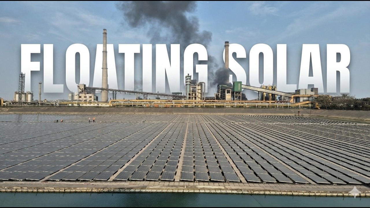 Yes, This is On Water! (Floating Solar Explained)