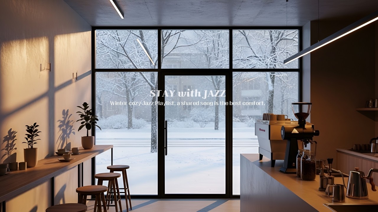 [playlist] 눈 내리는 도심 속 카페에서 듣기 좋은 재즈｜가사 없는 재즈플레이리스트 Relaxing Jazz