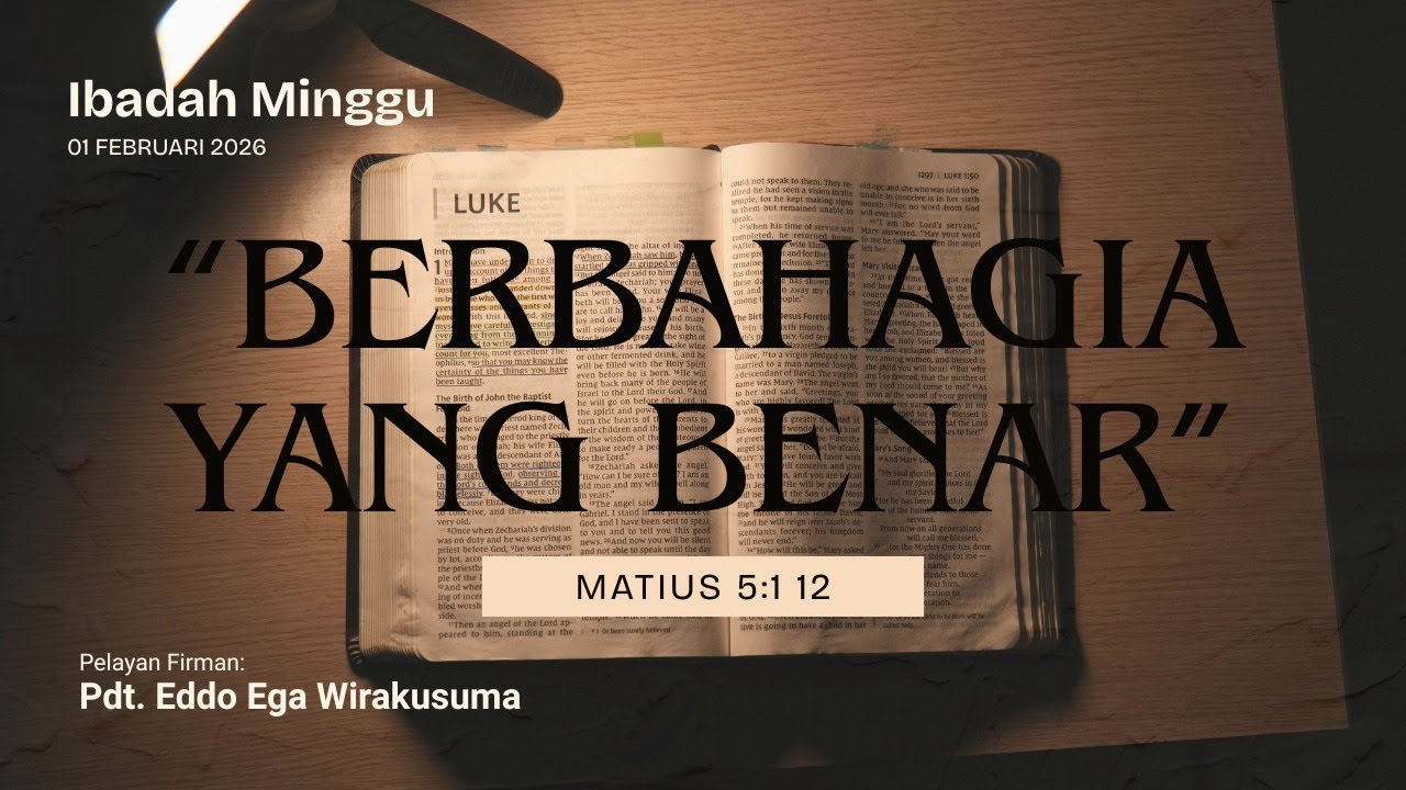 Kebaktian Minggu Hybrid GKI Guntur,  Minggu - 01 Februari 2026 //Pdt.Eddo Ega Wirakusuma
