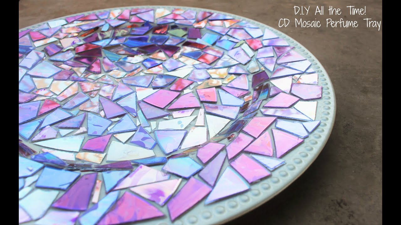 D.I.Y All the Time! CD Mosaic Perfume Tray