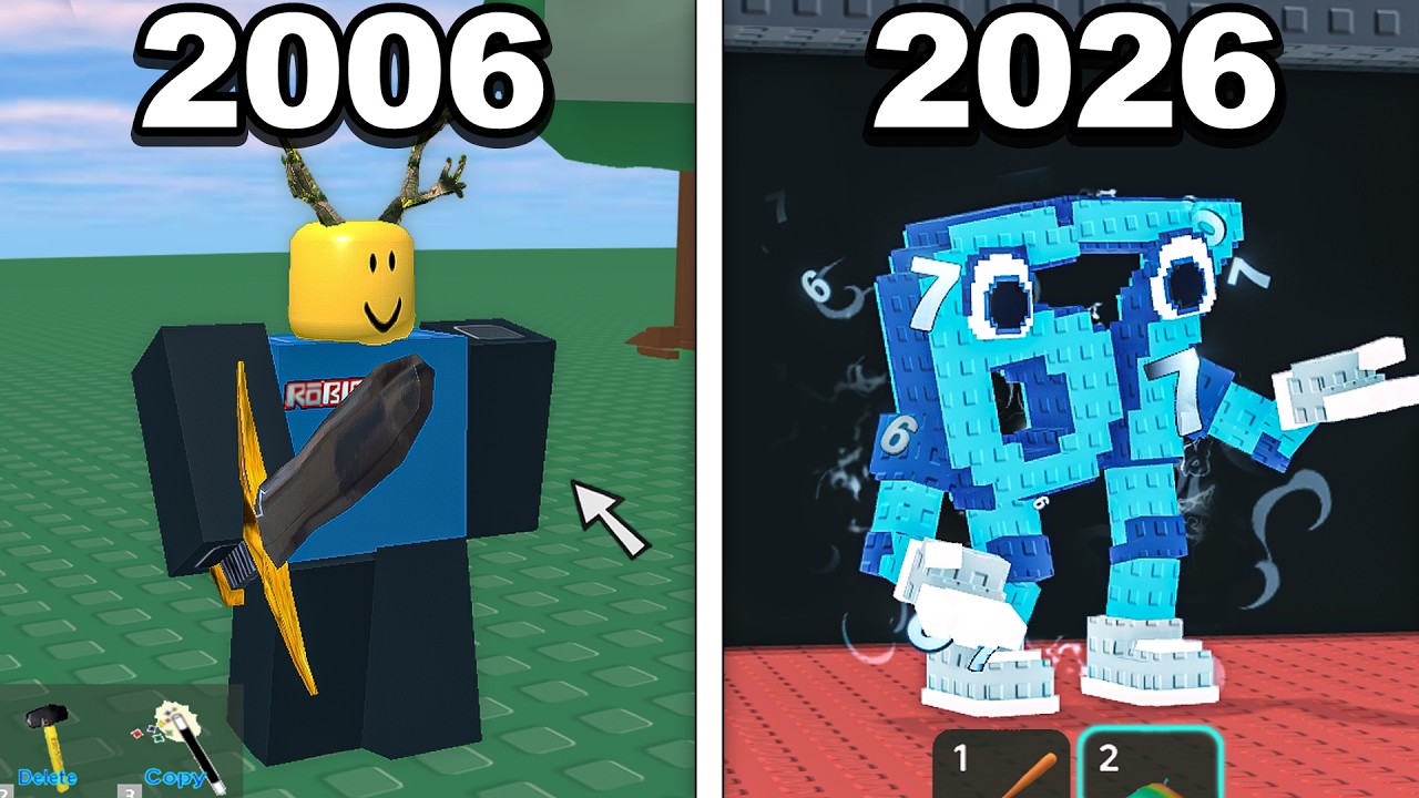 I Explored 20 Years of Roblox Games