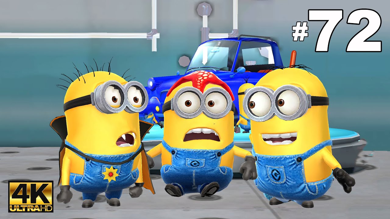 Minion Rush Vampire, Dave n Starfish minions at Anti villain League | LEVEL 347-349 Ep.72 | UHD 4K