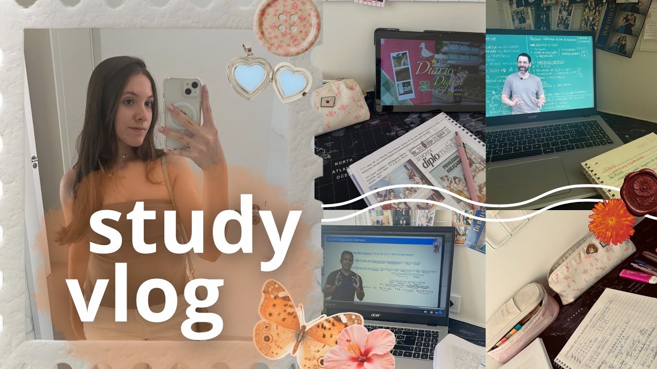 study vlog | dia produtivo de estudos (durante o carnaval)