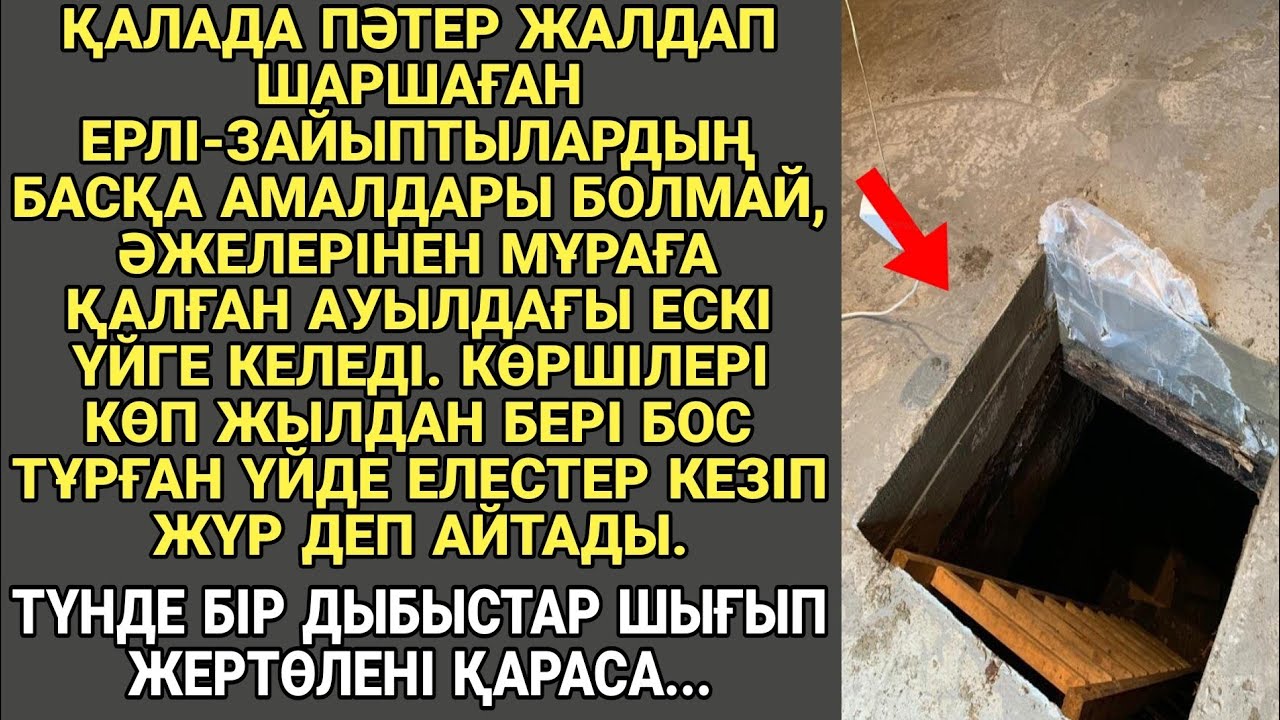 ЖАҢА ӘҢГІМЕ. ҚАЛАДА ПӘТЕР ЖАЛДАП ШАРШАҒАН ЕРЛІ ЗАЙЫПТЫЛАРДЫҢ БАСҚА АМАЛДАРЫ БОЛМАЙ...