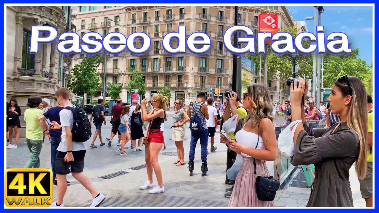 【4K】WALK BARCELONA SPAIN 4k video HDR TRAVEL CHANNEL slow TV