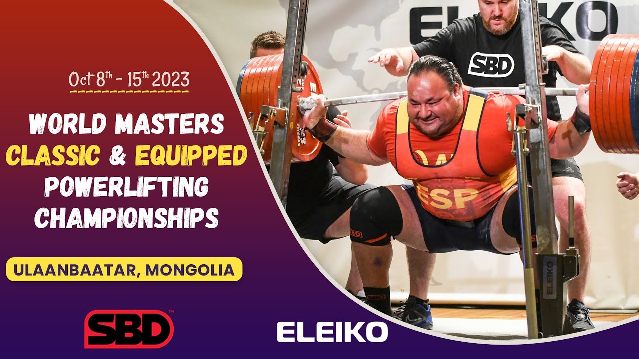 World Masters Classic Powerlifting Championship 2023 -  Men Master2 83kg - 93kg