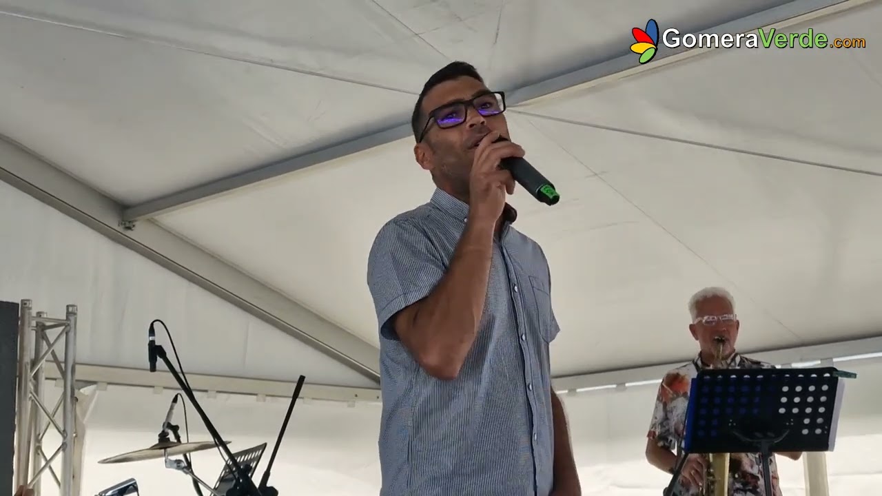 Esteban Gorrín de la Orquesta Timisay  -  Encuentro del Mayor en Vallehermoso