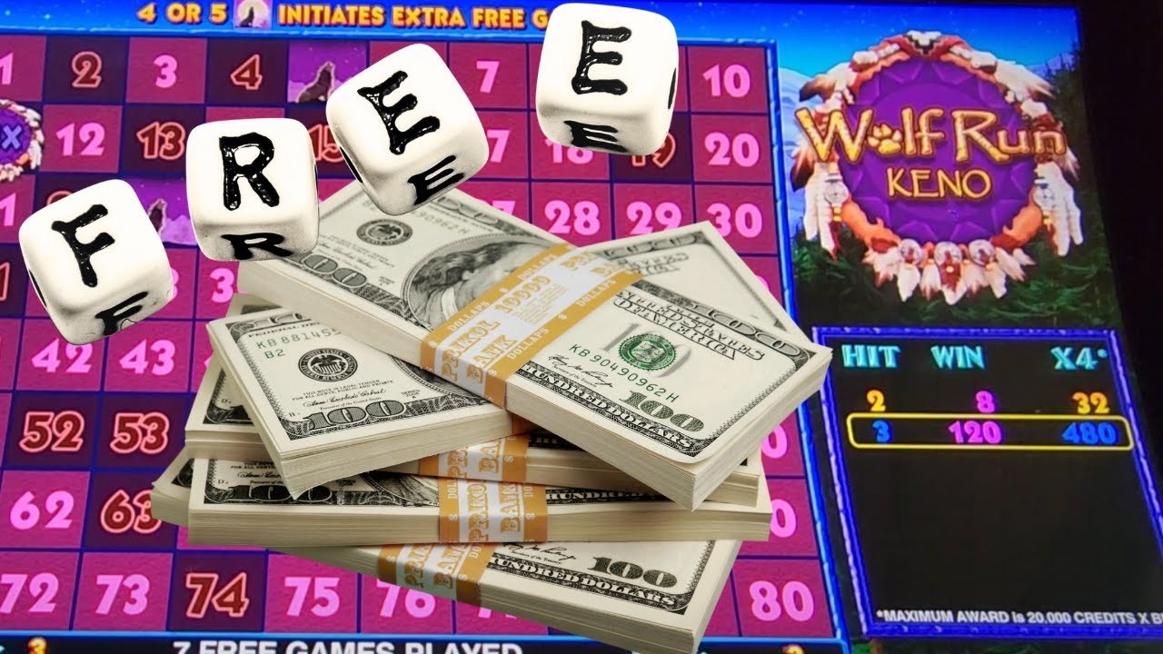How to Turn FREE PLAY into REAL Money! Wolf Run KENO #keno #kenonation #casino