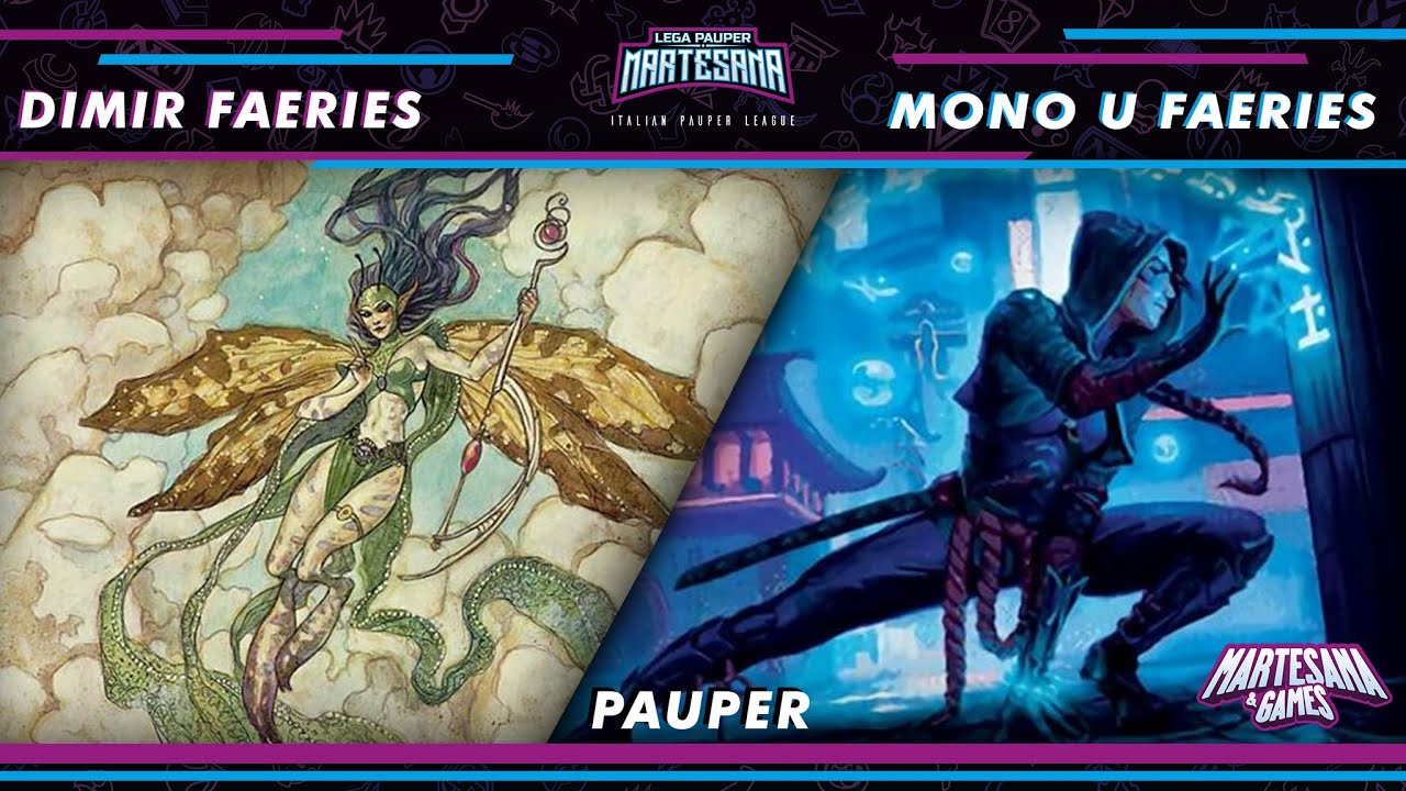 MTG PAUPER - Dimir Faeries vs Mono U Faeries - LPMartesana