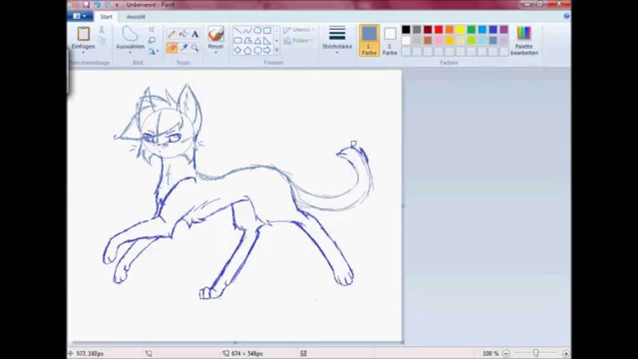 Speedpaint [Warrior Cats] Jayfeather [Ms Paint] [HD]