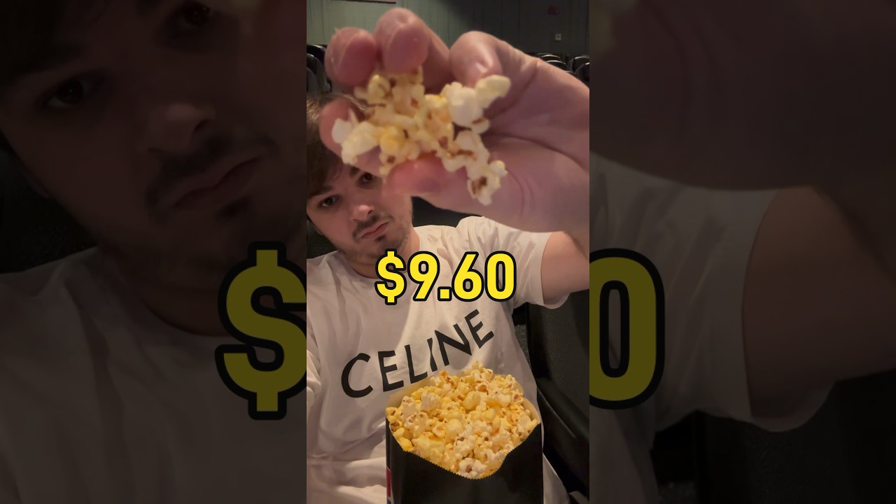 How Expensive Is Movie Theater Food? #shorts