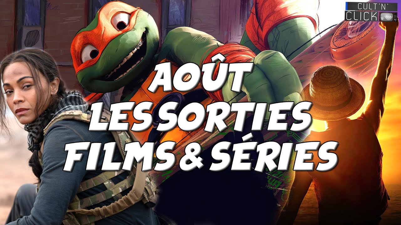 ONE PIECE, AHSOKA, TORTUES NINJA... Les sorties films séries Août 2023